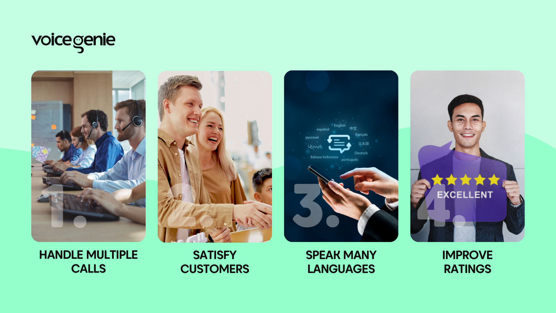 Benefits of Using a Voice bot like VoiceGenie for businesses