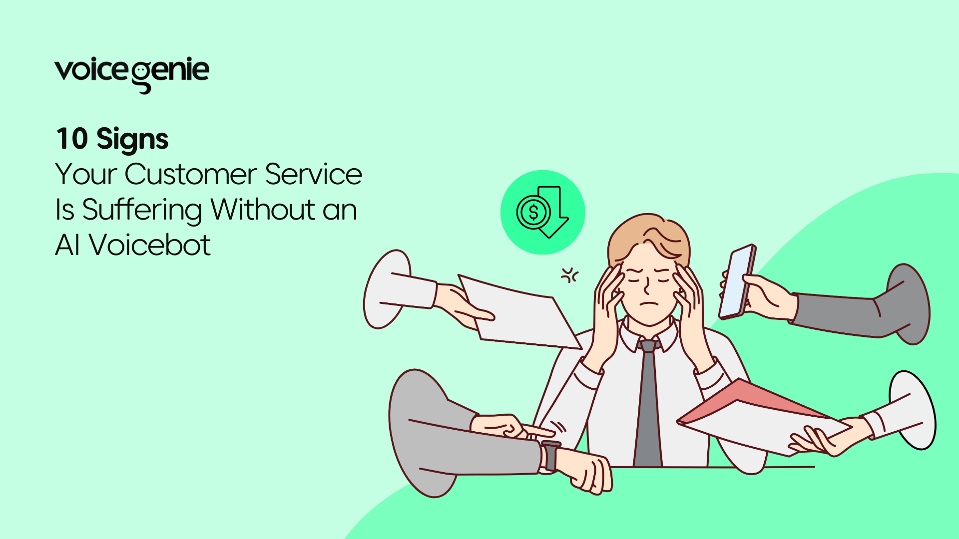A frustrated Customer Support Executive